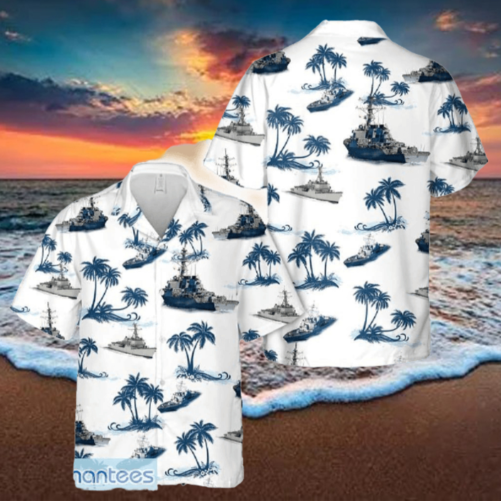 USS Arleigh Burke class Destroyer Ship Hawaiian Shirt Gift Holidays USS Arleigh Burke class Destroyer Ship Hawaiian Shirt Gift Holidays