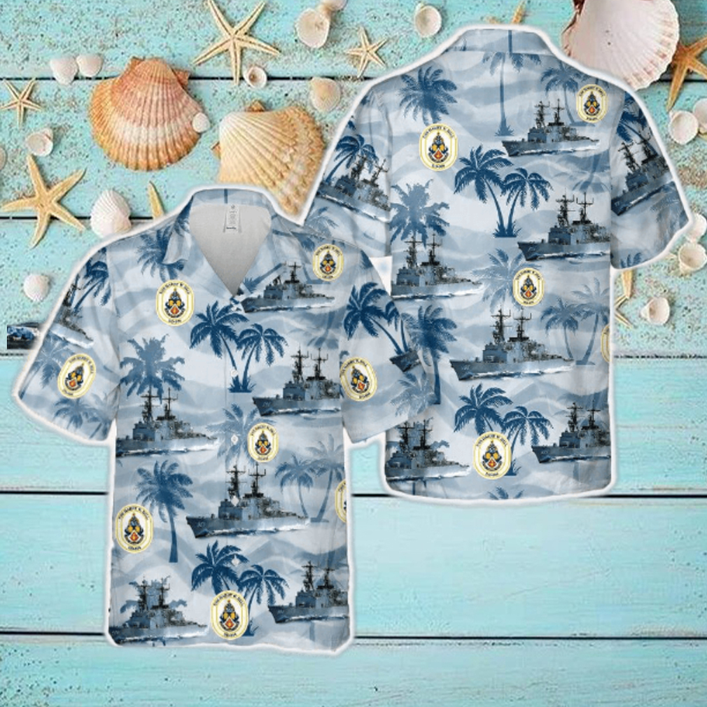 USS Harry W Hill DD 986 Hawaiian Shirt For Men And Women USS Harry W Hill DD 986 Hawaiian Shirt For Men And Women