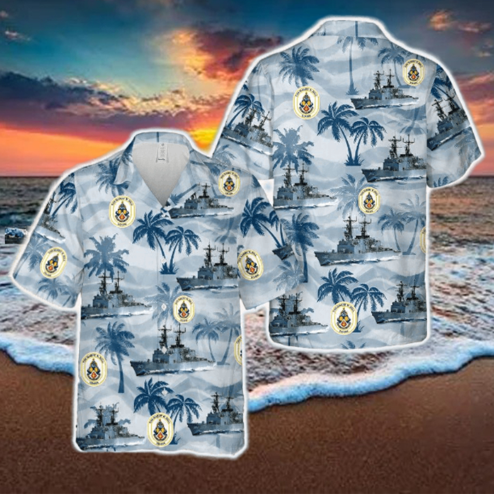 USS Harry W Hill DD 986 Hawaiian Shirt For Men And Women USS Harry W Hill DD 986 Hawaiian Shirt For Men And Women