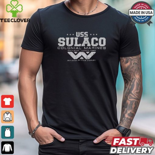 USS SULACO   Weyland Corp T Shirt