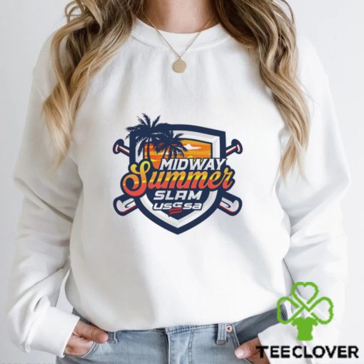 USSSA Delaware Fast Pitch Midway Summer Slam 2023 logo hoodie, sweater, longsleeve, shirt v-neck, t-shirt