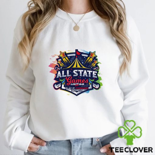 USSSA Illinois Fast Pitch All State Games play it forward Sportz 2023 logo hoodie, sweater, longsleeve, shirt v-neck, t-shirt