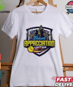 USSSA Indiana Fast Pitch Team Appreciation 2024 logo shirt