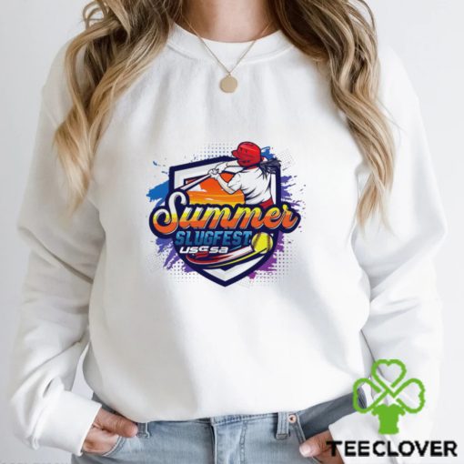 USSSA Kansas Fast Pitch Summer Slugfest 2023 logo hoodie, sweater, longsleeve, shirt v-neck, t-shirt