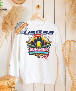 USSSA New Jersey Fast Pitch Summer in the City 2024 logo shirt