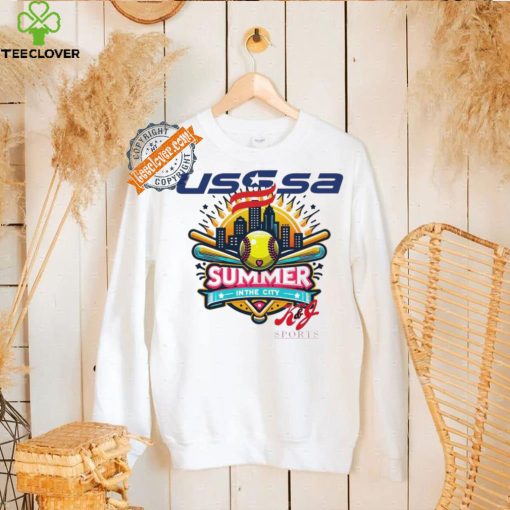 USSSA New Jersey Fast Pitch Summer in the City 2024 logo hoodie, sweater, longsleeve, shirt v-neck, t-shirt