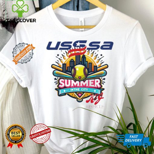 USSSA New Jersey Fast Pitch Summer in the City 2024 logo hoodie, sweater, longsleeve, shirt v-neck, t-shirt