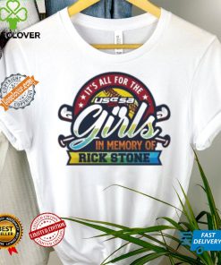 USSSA Texas Fast Pitch It’s all for the girls in memory of Rick Stone 2024 logo hoodie, sweater, longsleeve, shirt v-neck, t-shirt