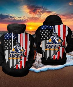 UTEP Miners NCAA US Flag 3D Printed Hoodie Ver 1