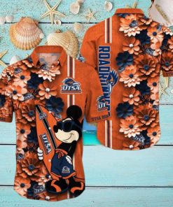 UTSA Roadrunners Hawaiian Shirt Mickey Love Surfing Trending Summer Gift