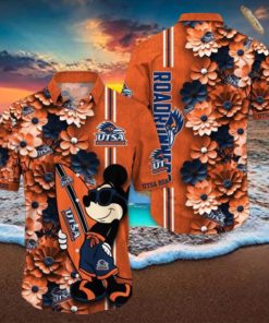 UTSA Roadrunners Hawaiian Shirt Mickey Love Surfing Trending Summer Gift