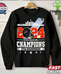 UTSA Roadrunners Myrtle Beach Bowl Champions 2024 Skyline NCAA Bowl Games 2024 2025 T Shirts