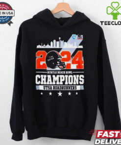 UTSA Roadrunners Myrtle Beach Bowl Champions 2024 Skyline NCAA Bowl Games 2024 2025 T Shirts