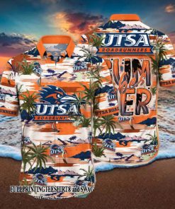 UTSA Roadrunners NCAA Flower Unique Full Print Hawaii Shirt And Tshirt