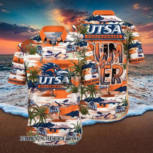 UTSA Roadrunners NCAA Flower Unique Full Print Hawaii Shirt And Tshirt