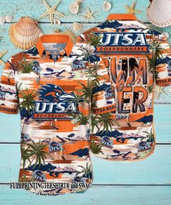 UTSA Roadrunners NCAA Flower Unique Full Print Hawaii Shirt And Tshirt