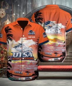 UTSA Roadrunners NCAA Ocean Custom Name Hawaiian Shirt Beach For Men Women Gift For Fans