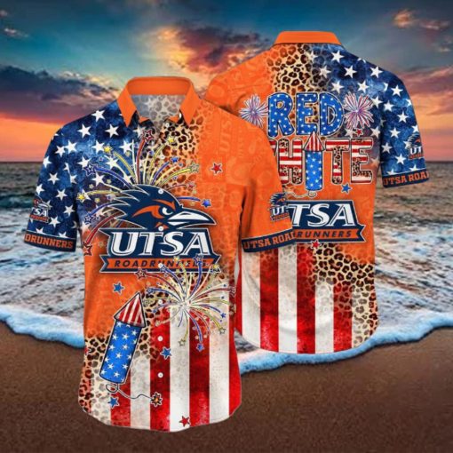 UTSA Roadrunners NCAA3 Hawaiian Shirt Independence Day Holidays For Men Women Gift
