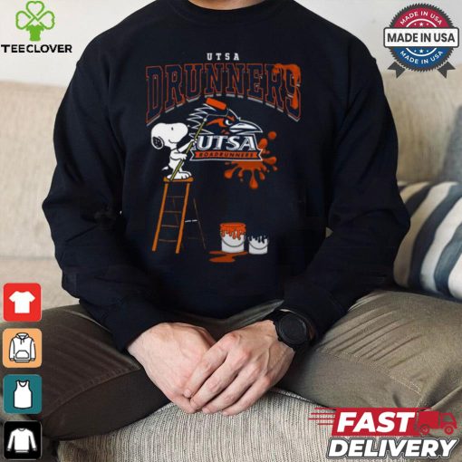 UTSA Roadrunners Snoopy Painting Shirt