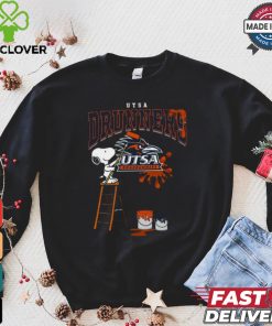 UTSA Roadrunners Snoopy Painting Shirt