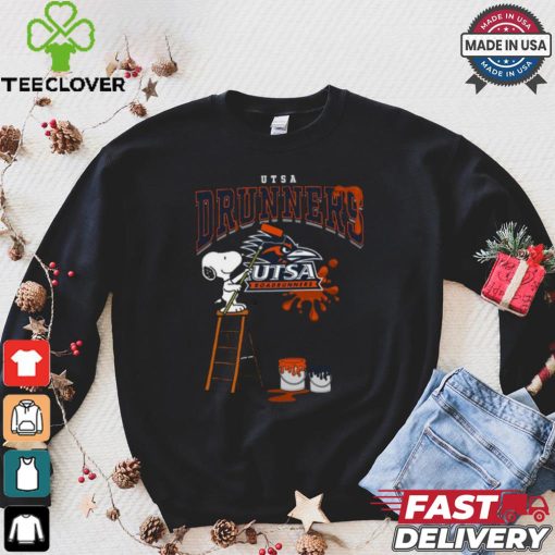 UTSA Roadrunners Snoopy Painting Shirt