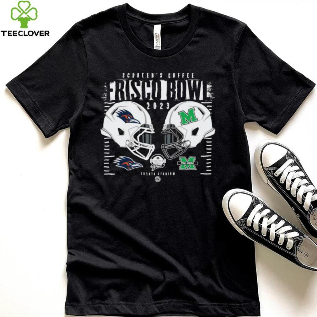 UTSA Roadrunners Vs Marshall Thundering 2023 Frisco Bowl Head to Head Shirt UTSA Roadrunners Vs Marshall Thundering 2023 Frisco Bowl Head to Head Shirt