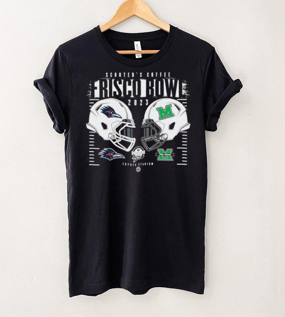 UTSA Roadrunners Vs Marshall Thundering 2023 Frisco Bowl Head to Head Shirt UTSA Roadrunners Vs Marshall Thundering 2023 Frisco Bowl Head to Head Shirt
