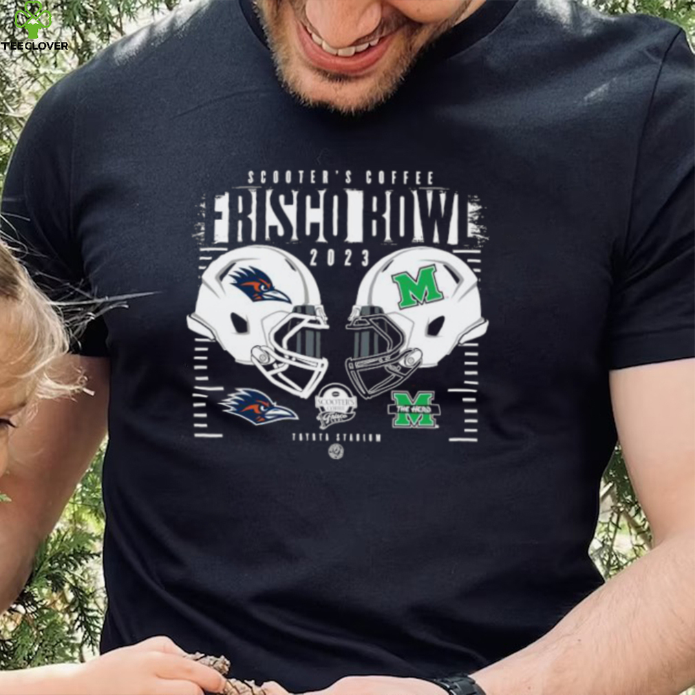 UTSA Roadrunners Vs Marshall Thundering 2023 Frisco Bowl Head to Head Shirt UTSA Roadrunners Vs Marshall Thundering 2023 Frisco Bowl Head to Head Shirt