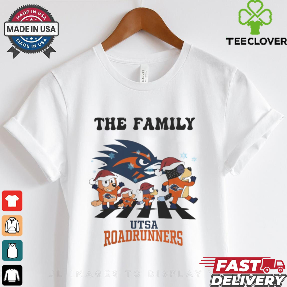 UTSA Roadrunners X Family Bluey Merry Christmas 2024 Shirt UTSA Roadrunners X Family Bluey Merry Christmas 2024 Shirt