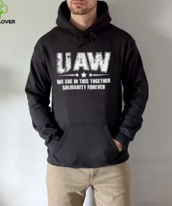 Uaw We Are In This Together Solidarity Forever Hoodie shirt