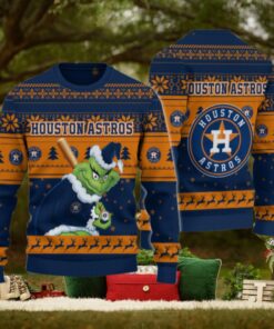 Houston Astros Grinch Christmas Ugly Sweater