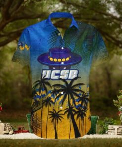 Uc Santa Barbara Gauchos Hawaii Shirt Coconut Tree Tropical Grunge – NCAA