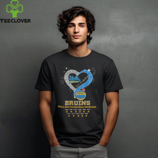 Ucla Bruins Basketball Let’s Go Ucla Bruins Ncaa Men’S Basketball Champions Stars Heart Logo Shirt