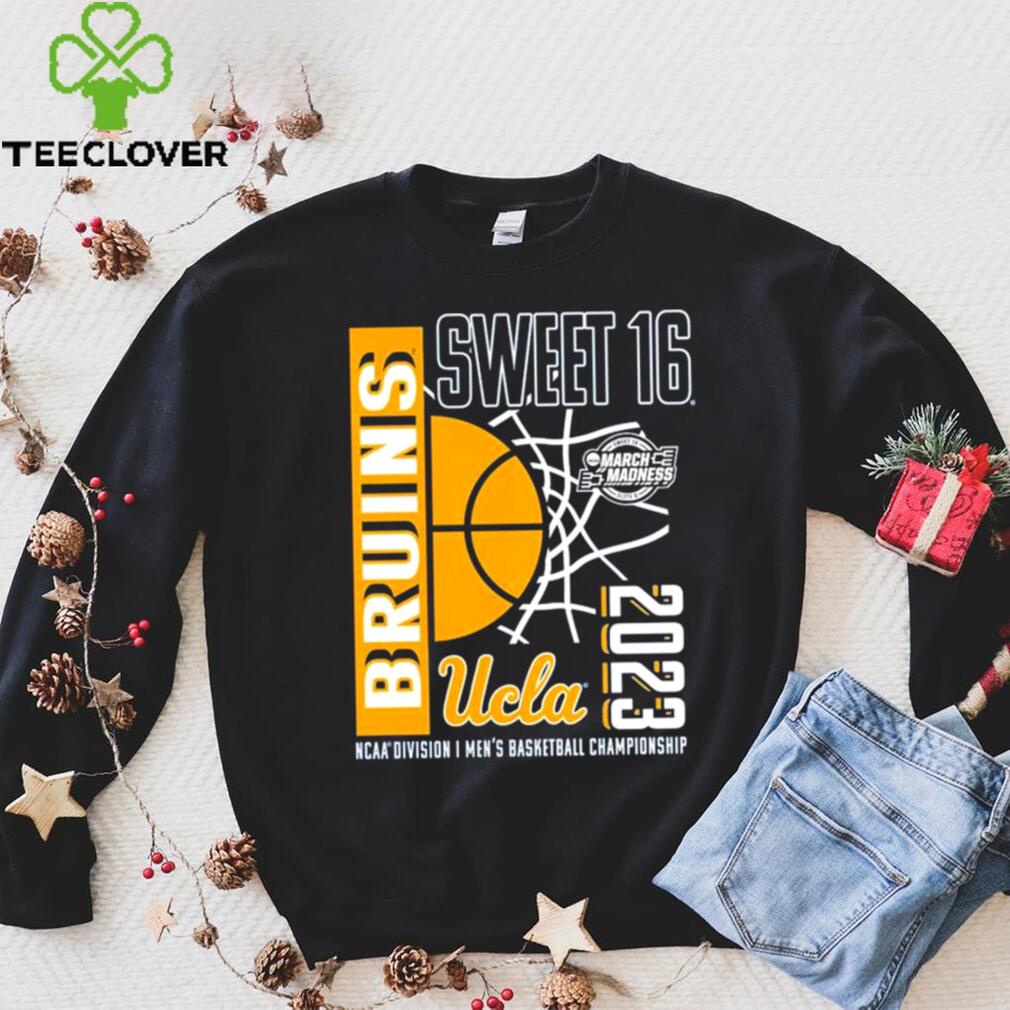 Ucla bruins 2023 ncaa mens basketball tournament march madness sweet 16 shirt Ucla bruins 2023 ncaa mens basketball tournament march madness sweet 16 shirt
