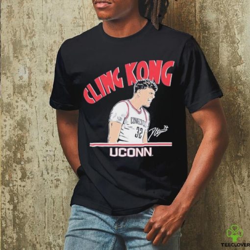 Uconn Basketball Donovan Clingan Cling Kong Shirt