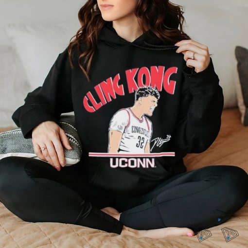 Uconn Basketball Donovan Clingan Cling Kong Shirt