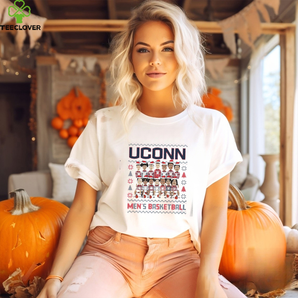 Uconn Huskies 2023 NCAA Men’s Basketball Holiday Team Caricature Shirt Uconn Huskies 2023 NCAA Men’s Basketball Holiday Team Caricature Shirt