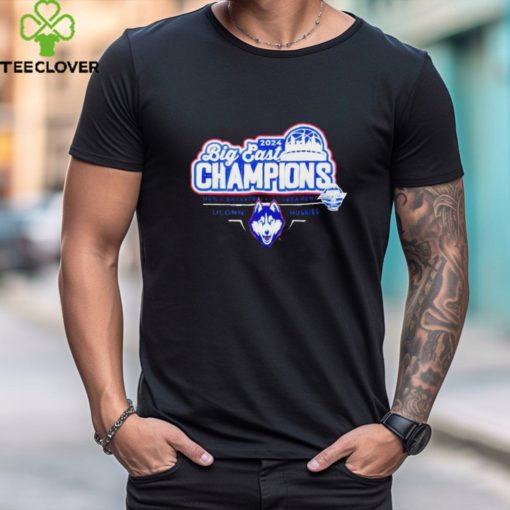 Uconn Huskies 2024 Big East Champions Men’s Basketball Tournament Shirt