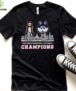 Uconn Huskies 2024 Men’s Basketball National Champions Players Name City Skyline Shirt