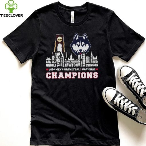 Uconn Huskies 2024 Men’s Basketball National Champions Players Name City Skyline Shirt