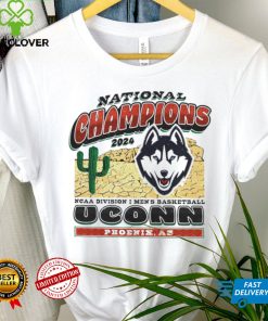 Uconn Huskies 2024 National Champions NCAA Division I Men’s Basketball UConn Phoenix AZ shirt