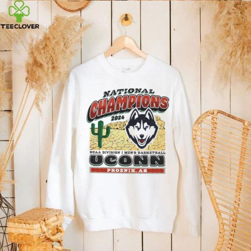 Uconn Huskies 2024 National Champions NCAA Division I Men’s Basketball UConn Phoenix AZ hoodie, sweater, longsleeve, shirt v-neck, t-shirt