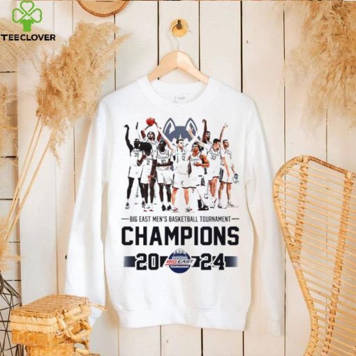 Uconn Huskies Big East Men’s Basketball Tournament Champions 2024 hoodie, sweater, longsleeve, shirt v-neck, t-shirt