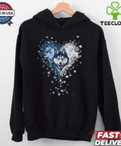 Uconn Huskies Crystal Heart Shirt