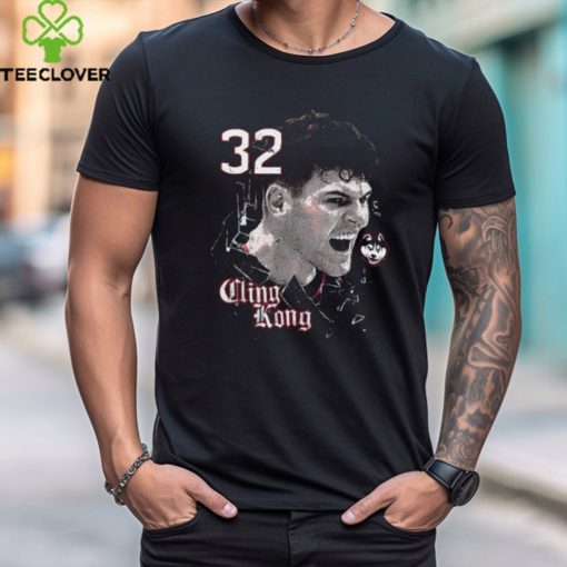 Uconn Huskies Donovan Clingan 32 Cling Kong shatter shirt