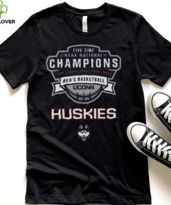 Uconn Huskies Five Time NCAA National Champions Men’s Basketball 2023 hoodie, sweater, longsleeve, shirt v-neck, t-shirt