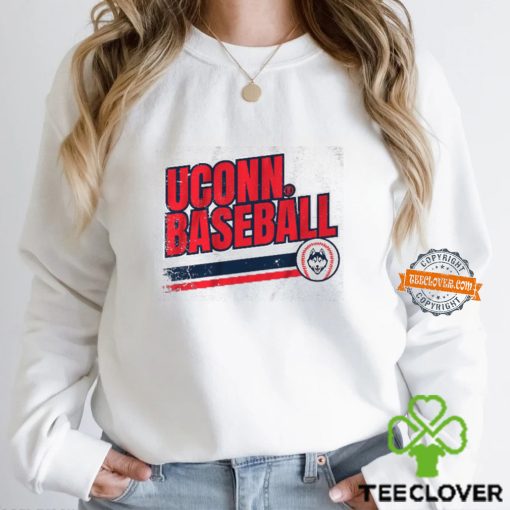 Uconn Huskies Retro Baseball Shirt