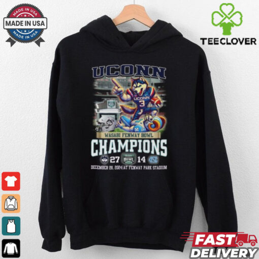 Uconn Huskies Wasabi Fenway Bowl Champions T Shirt