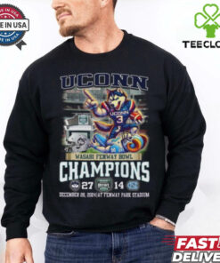 Uconn Huskies Wasabi Fenway Bowl Champions T Shirt