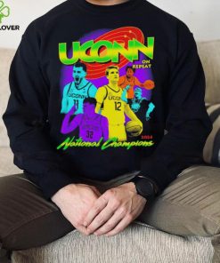 Uconn Huskies on repeat 2024 National Champions shirt